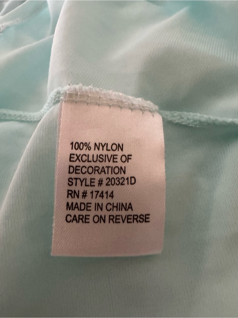 Silk Essence by Miss Elaine Blue Lace Traditional Nightgown Romantic Nylon M - Picture 10 of 12